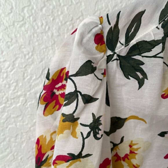 🔵Woman’s lucky brand size size M floral top - Picture 4 of 5